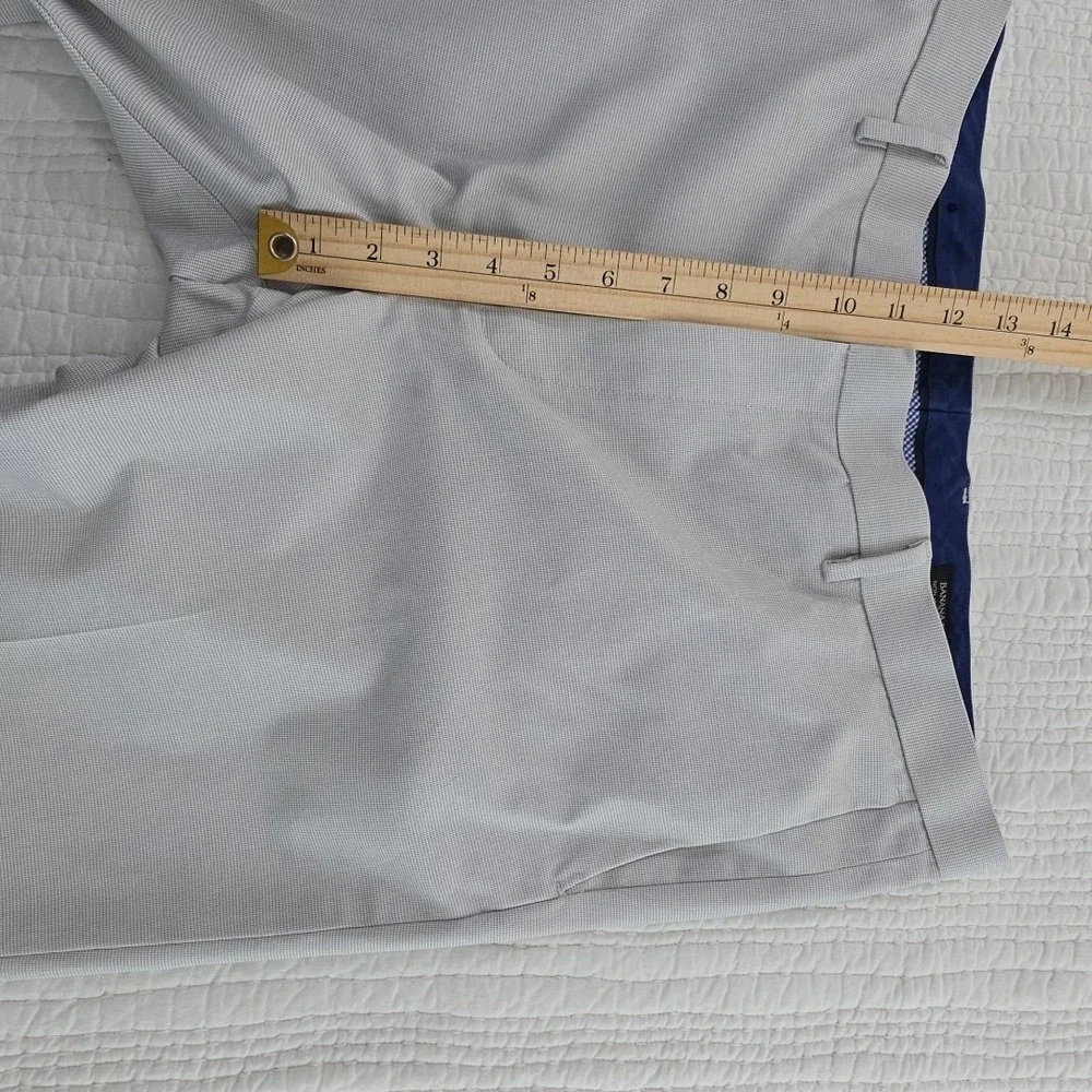 Banana Republic Travel Slim Fit Chino Pants‎ Mens 36x34 Gray Cotton Zip Pocket